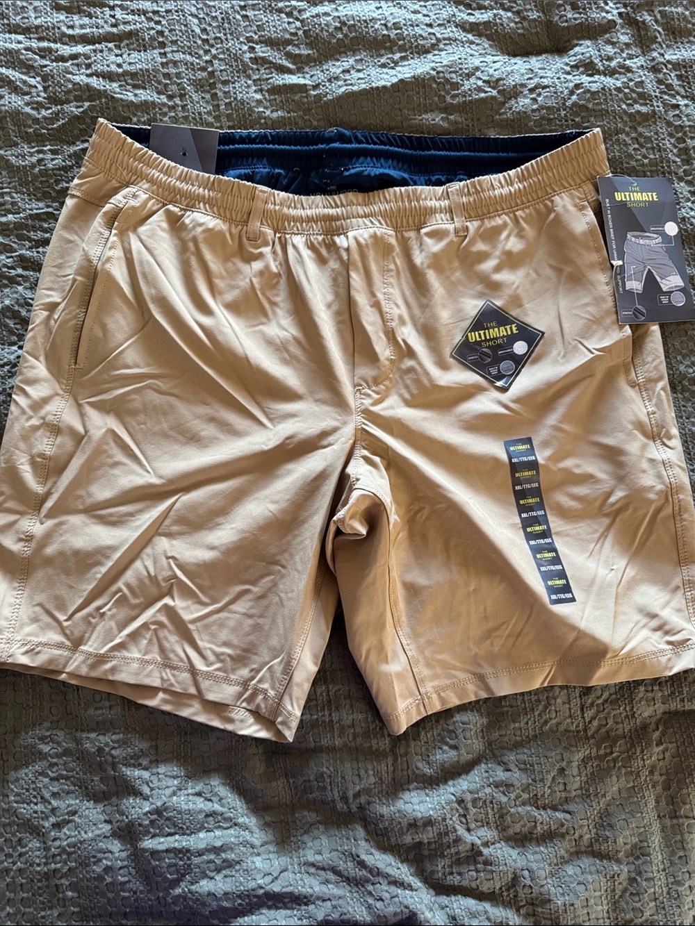 Men's The Ultimate Short - Beige Athletic Performance Shorts